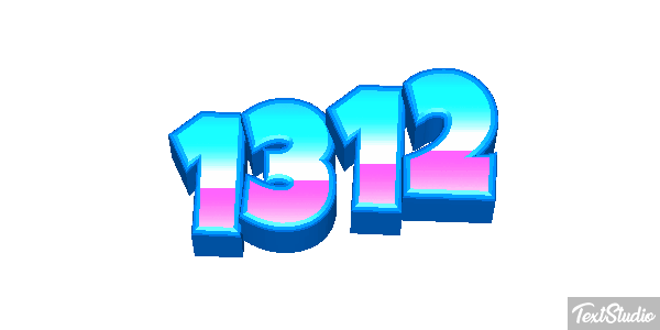 1312 Tekst effect