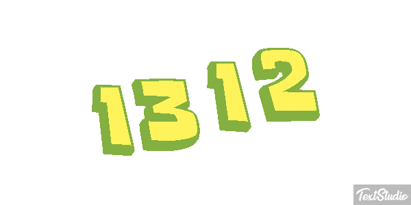 1312 Tekst effect