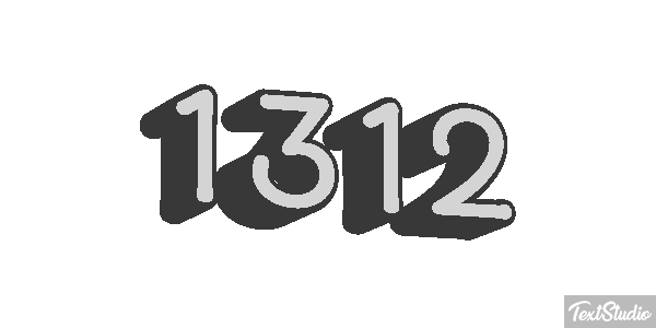 1312 Tekst effect