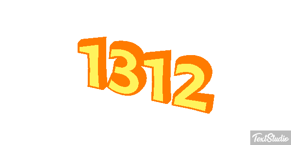 1312 Tekst effect