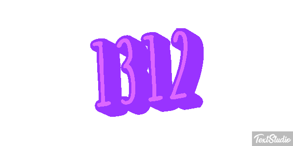 1312 Tekst effect