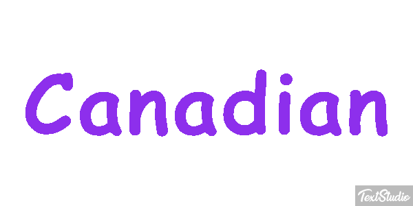 Canadian Efekt tekstowy