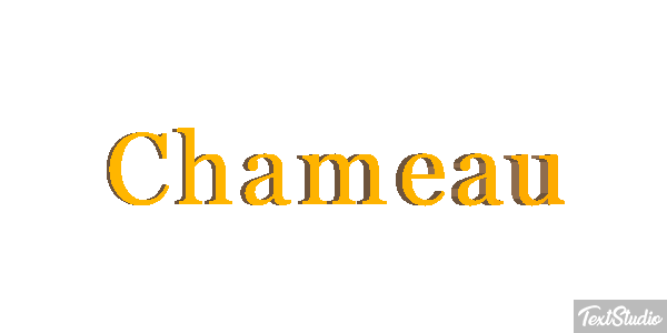 Chameau Effet de texte