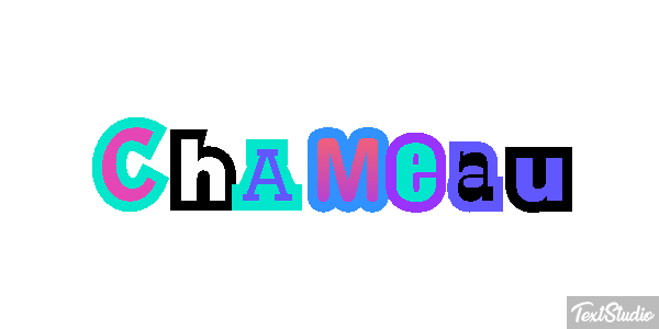 Chameau Effet de texte