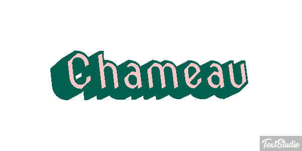 Chameau Effet de texte