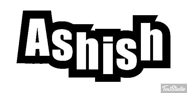 Ashish Effet de texte