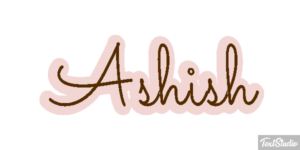 Ashish Effet de texte