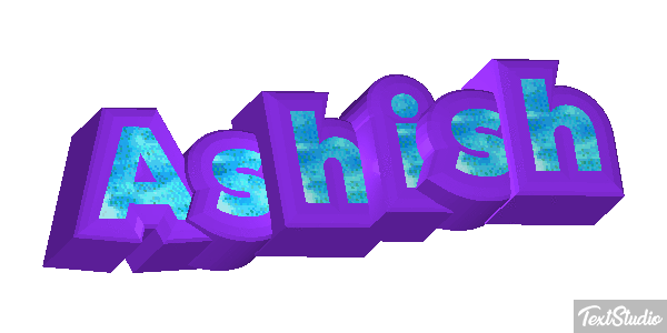 Ashish Effet de texte