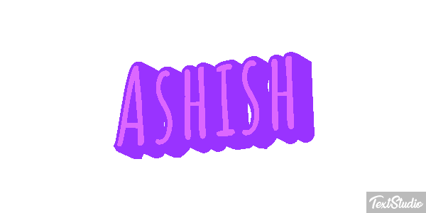 Ashish Effet de texte