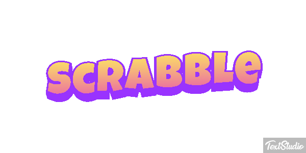 Scrabble Effet de texte