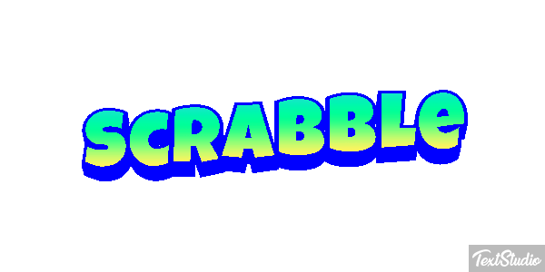 Scrabble Effet de texte