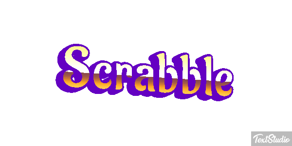 Scrabble Effet de texte