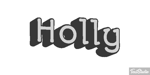 Holly Efekt tekstowy