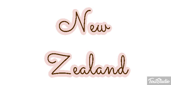 New Zealand Text effect