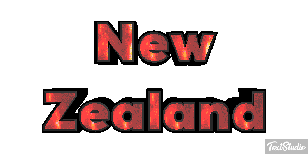 New Zealand Text effect