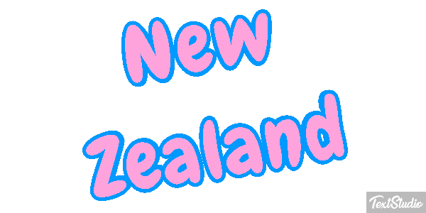 New Zealand Text effect