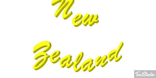 New Zealand Text effect