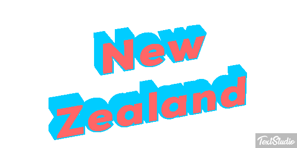 New Zealand Text effect