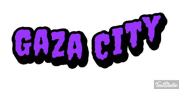 Gaza City Effetto testo
