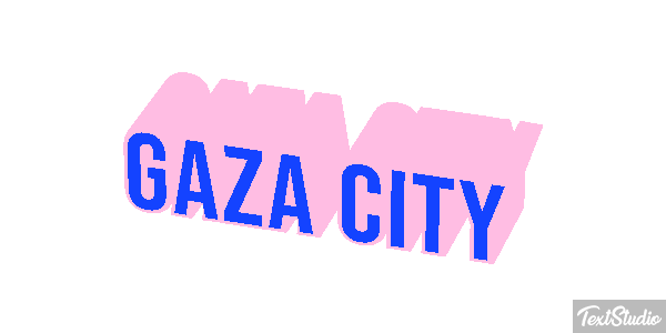 Gaza City Effetto testo