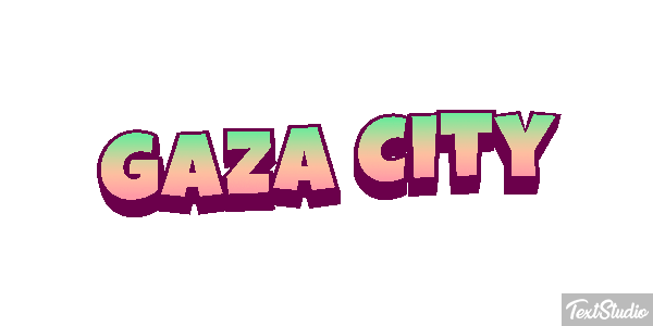 Gaza City Effetto testo