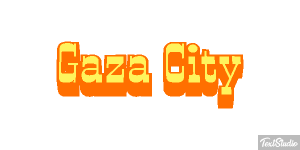 Gaza City Effetto testo