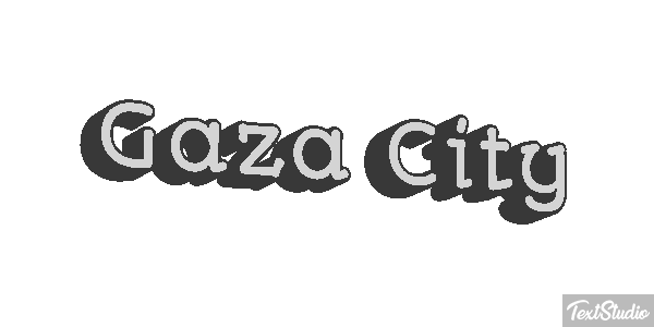 Gaza City Effetto testo