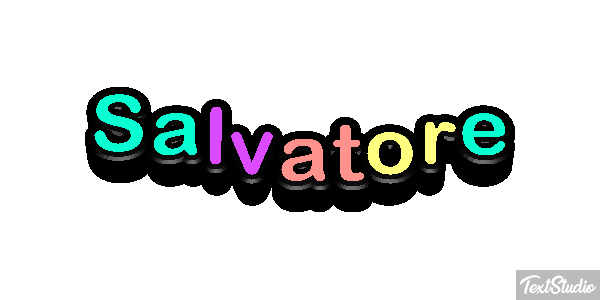 Salvatore Effetto testo