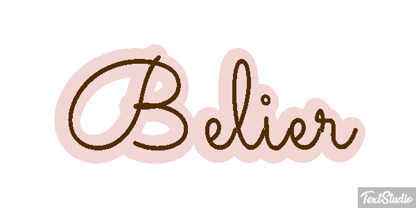 Bélier Текстовый эффект