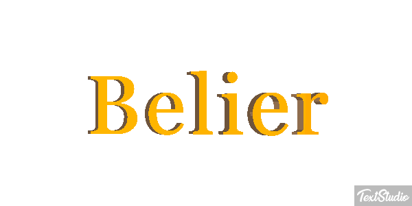 Bélier Текстовый эффект