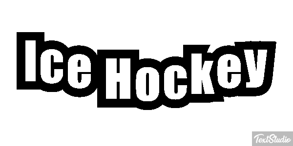 Ice Hockey Text effect