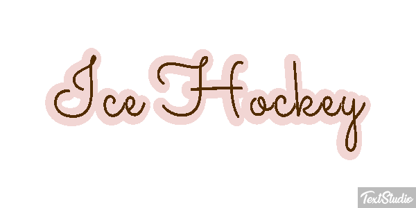 Ice Hockey Text effect