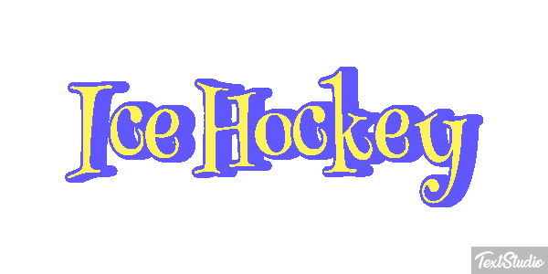 Ice Hockey Text effect