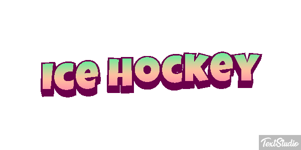 Ice Hockey Text effect