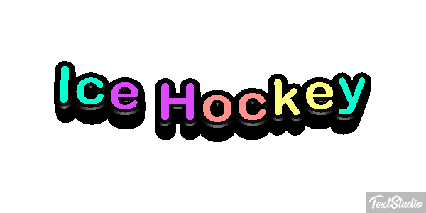 Ice Hockey Text effect