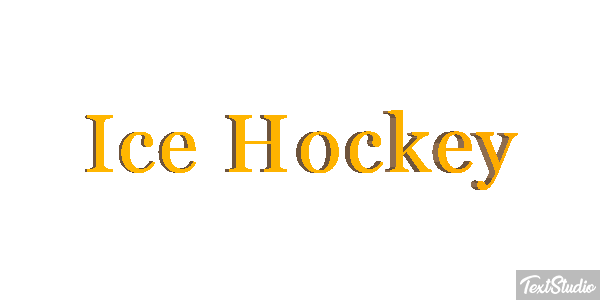Ice Hockey Text effect