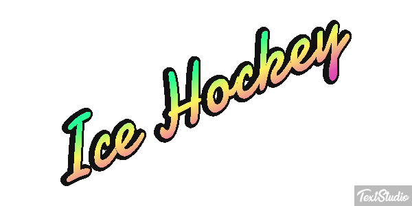 Ice Hockey Text effect