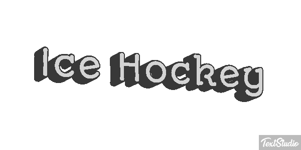 Ice Hockey Text effect
