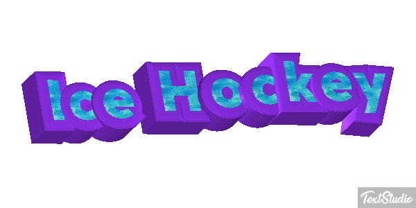Ice Hockey Text effect