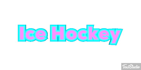 Ice Hockey Text effect