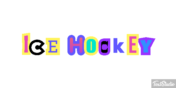 Ice Hockey Text effect
