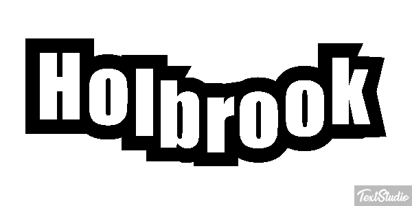 Holbrook Text effect