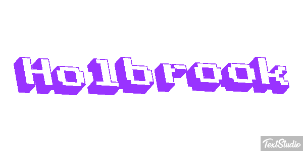 Holbrook Text effect