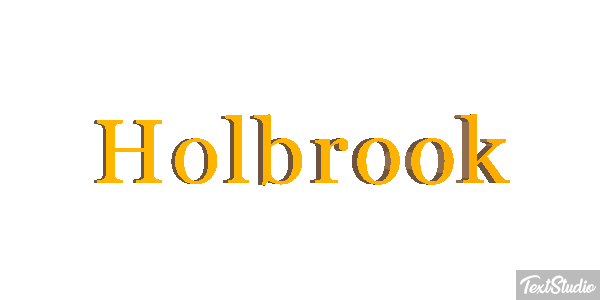 Holbrook Text effect
