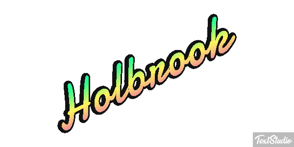 Holbrook Text effect