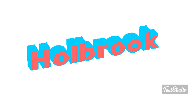 Holbrook Text effect
