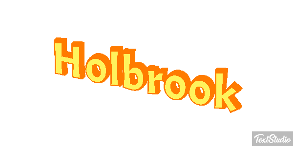 Holbrook Text effect