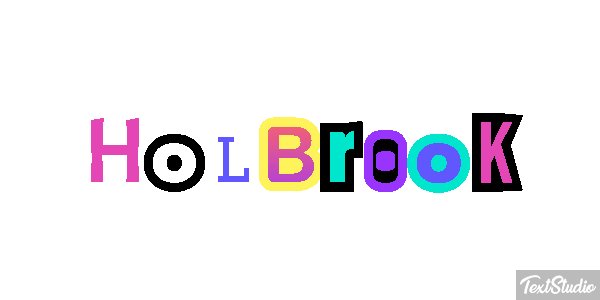 Holbrook Text effect