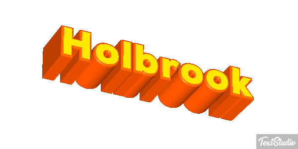 Holbrook Text effect