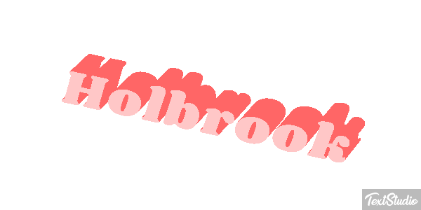 Holbrook Text effect